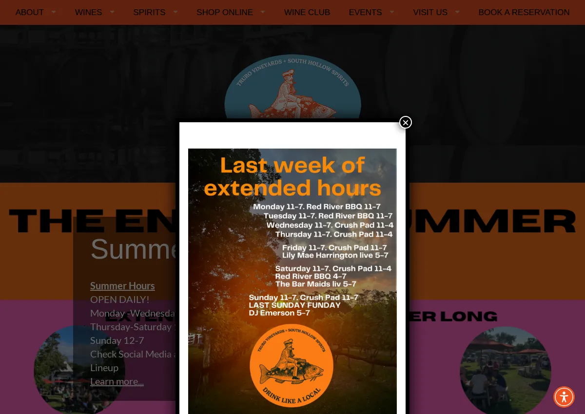 Store homepage