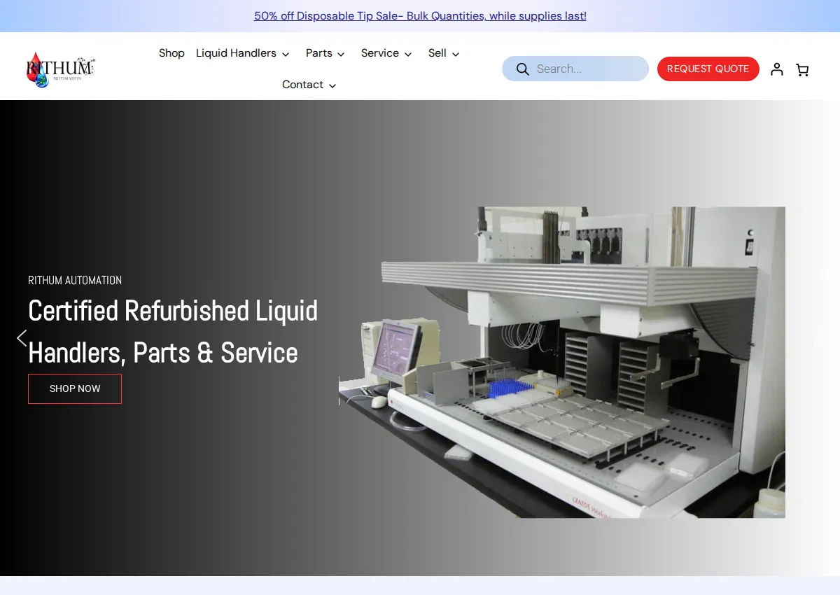 Store homepage