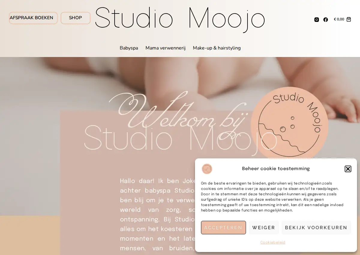Store homepage