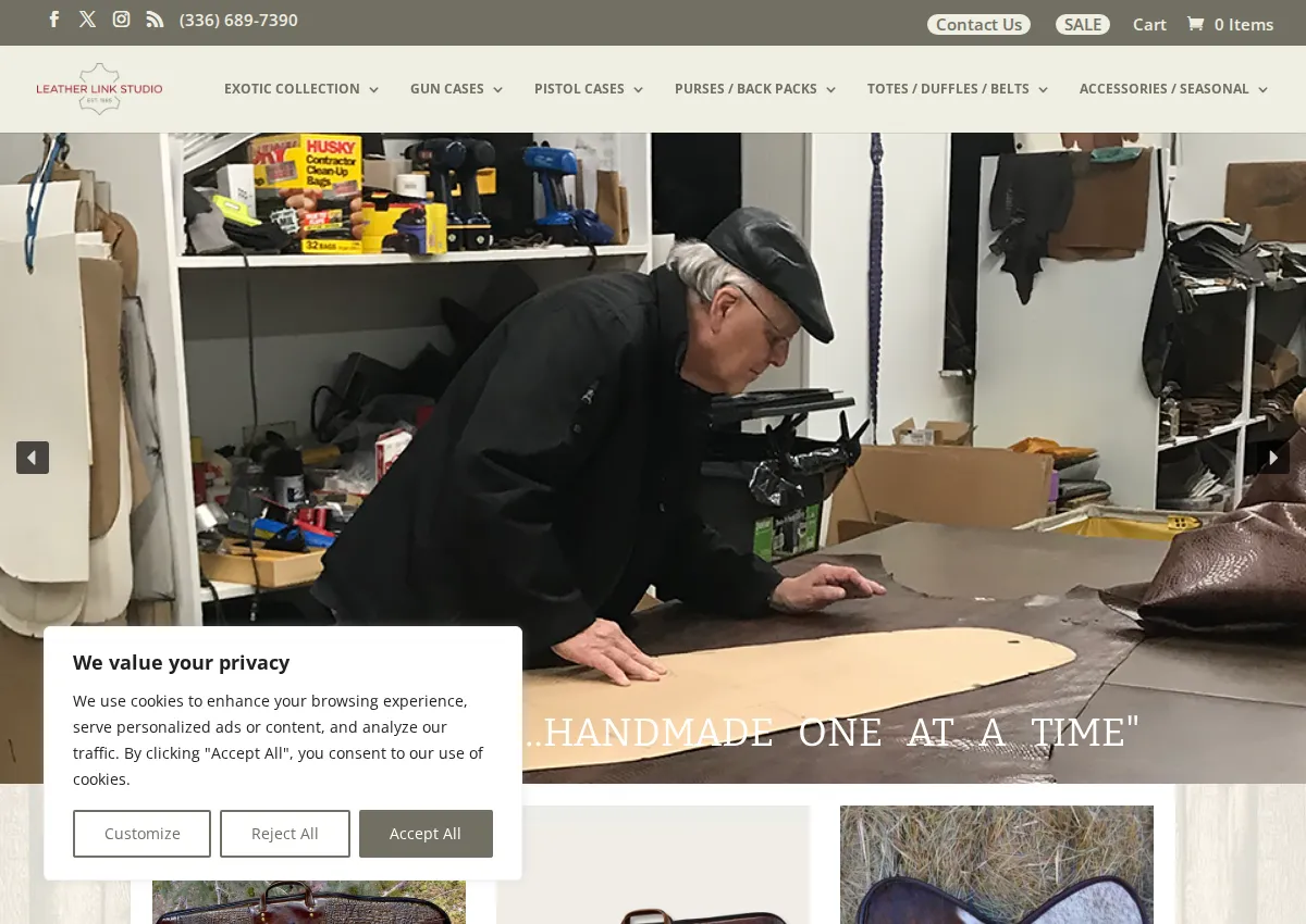 Store homepage