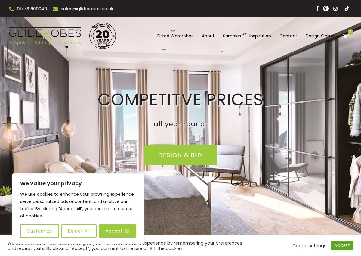 Store homepage