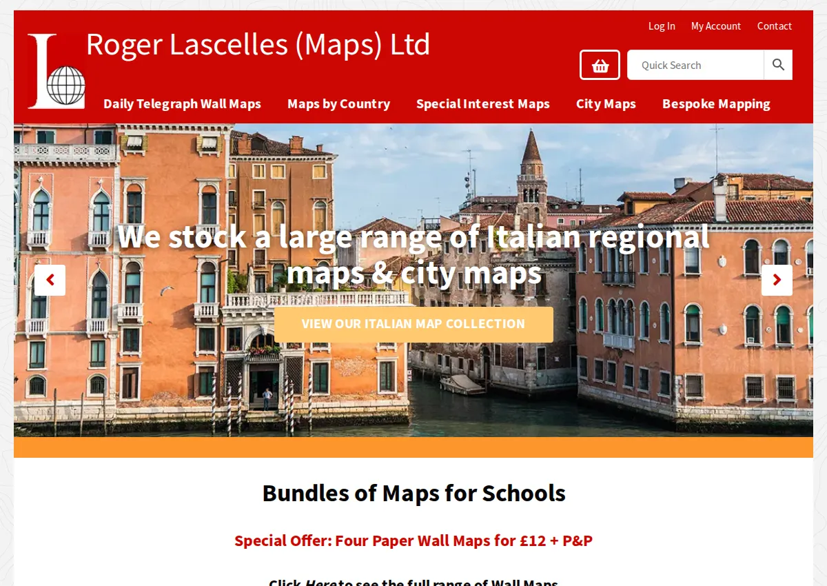 Store homepage