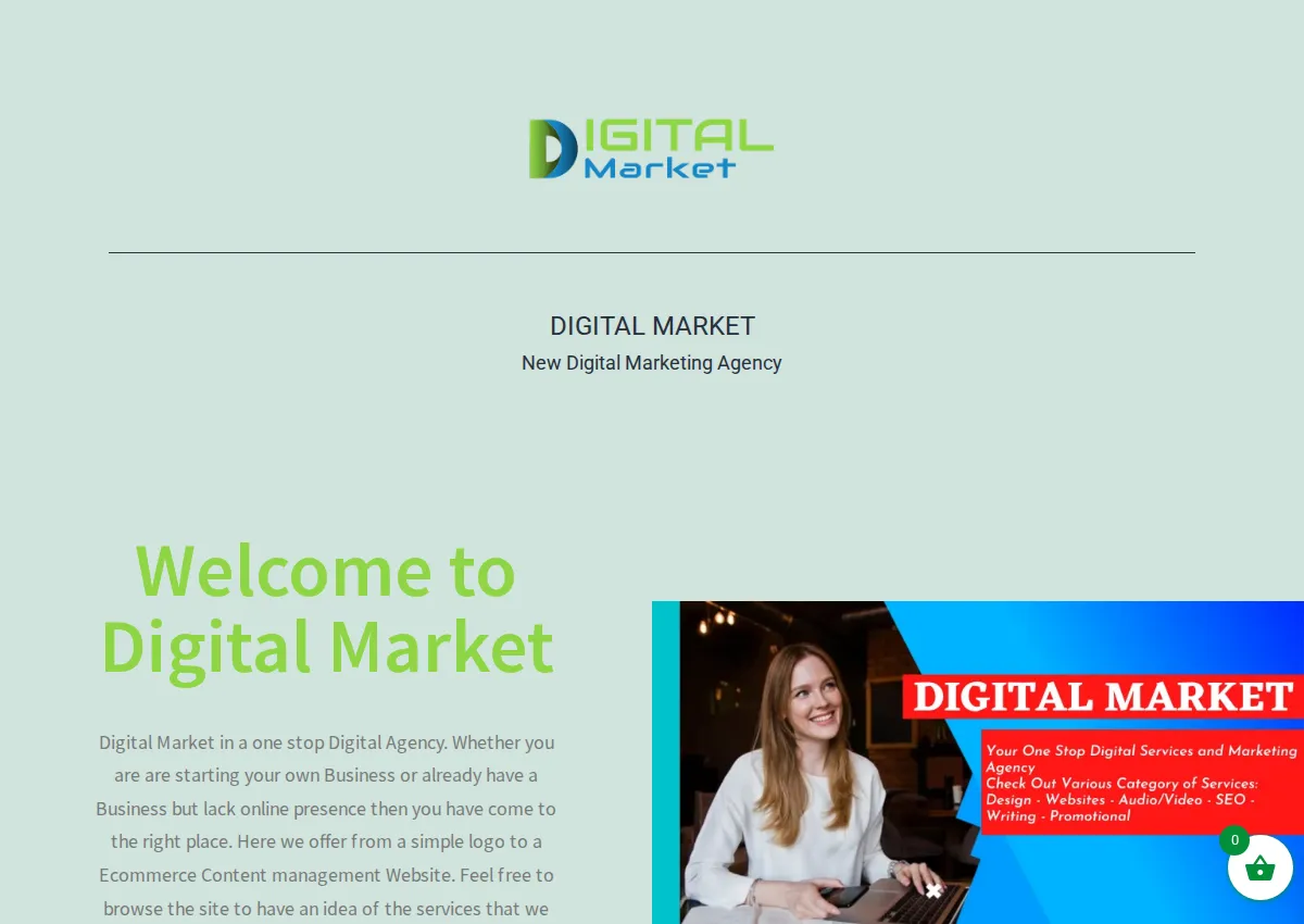 Store homepage