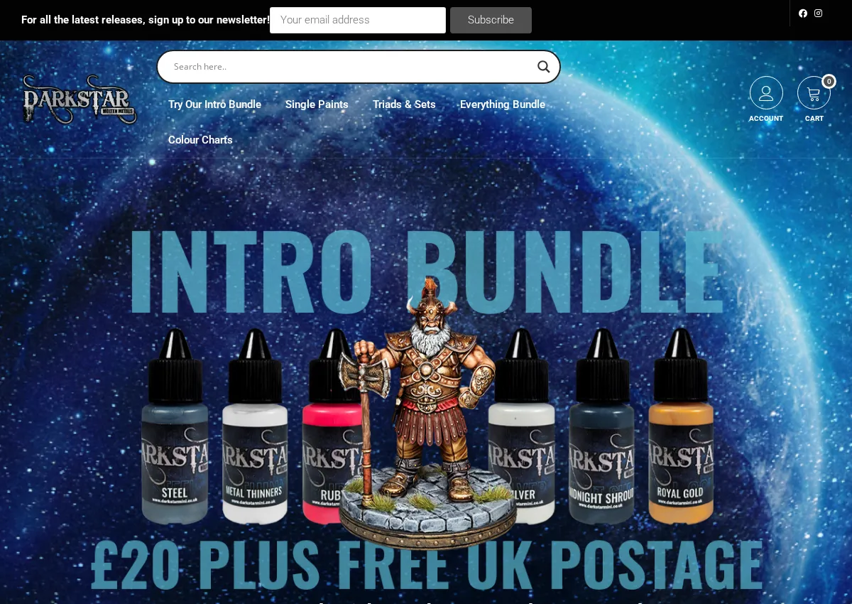 Store homepage