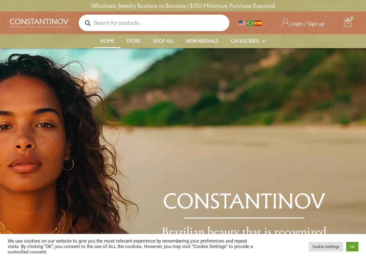 Store homepage