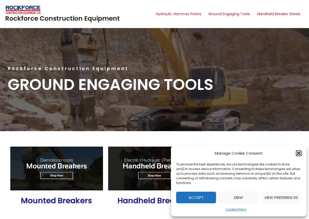 Store homepage