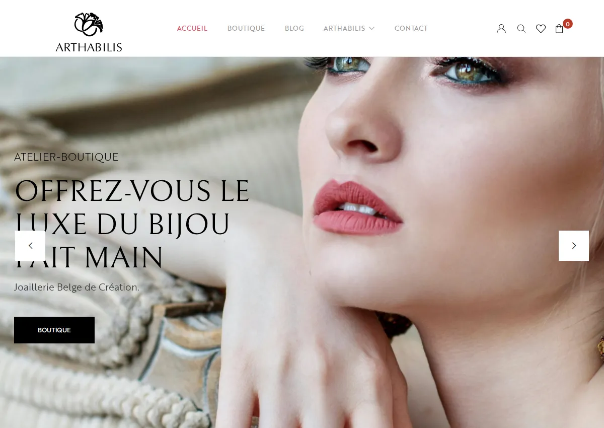 Store homepage