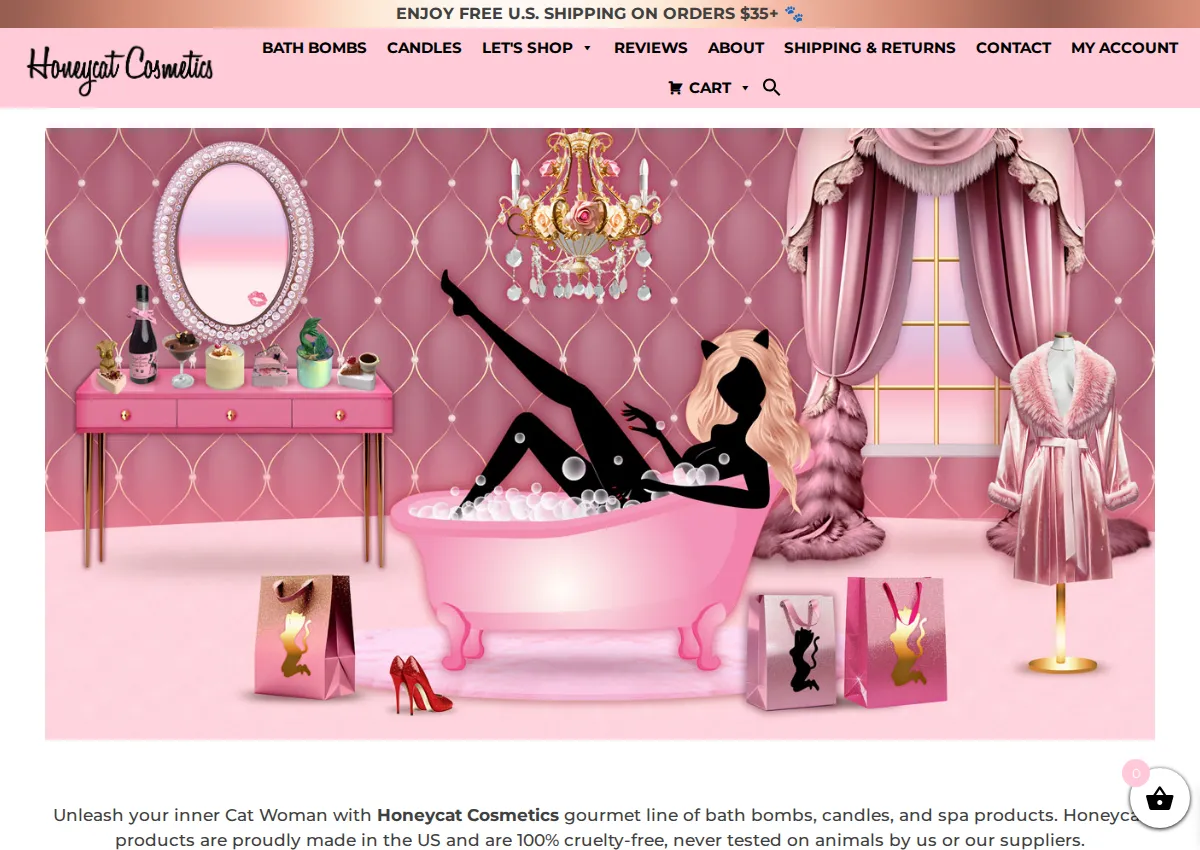 Store homepage