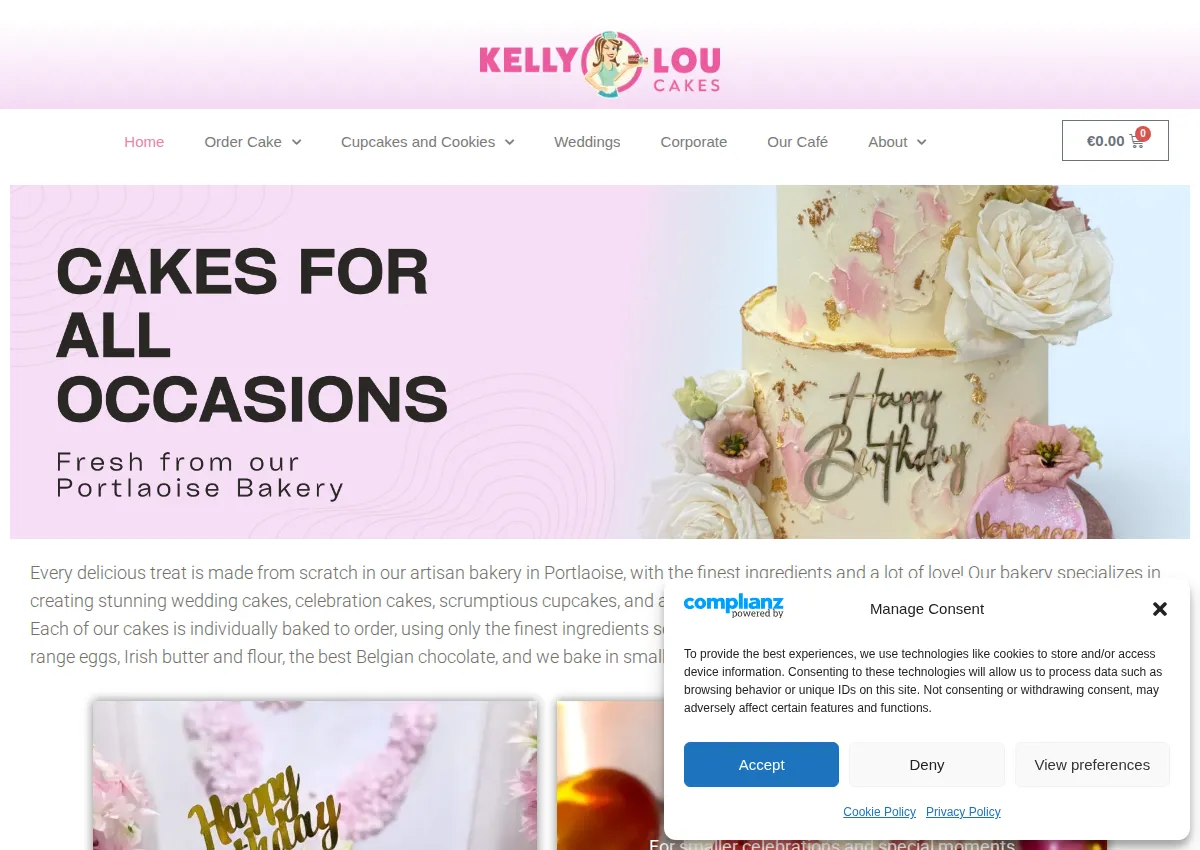 Store homepage