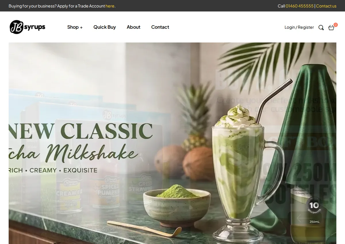 Store homepage