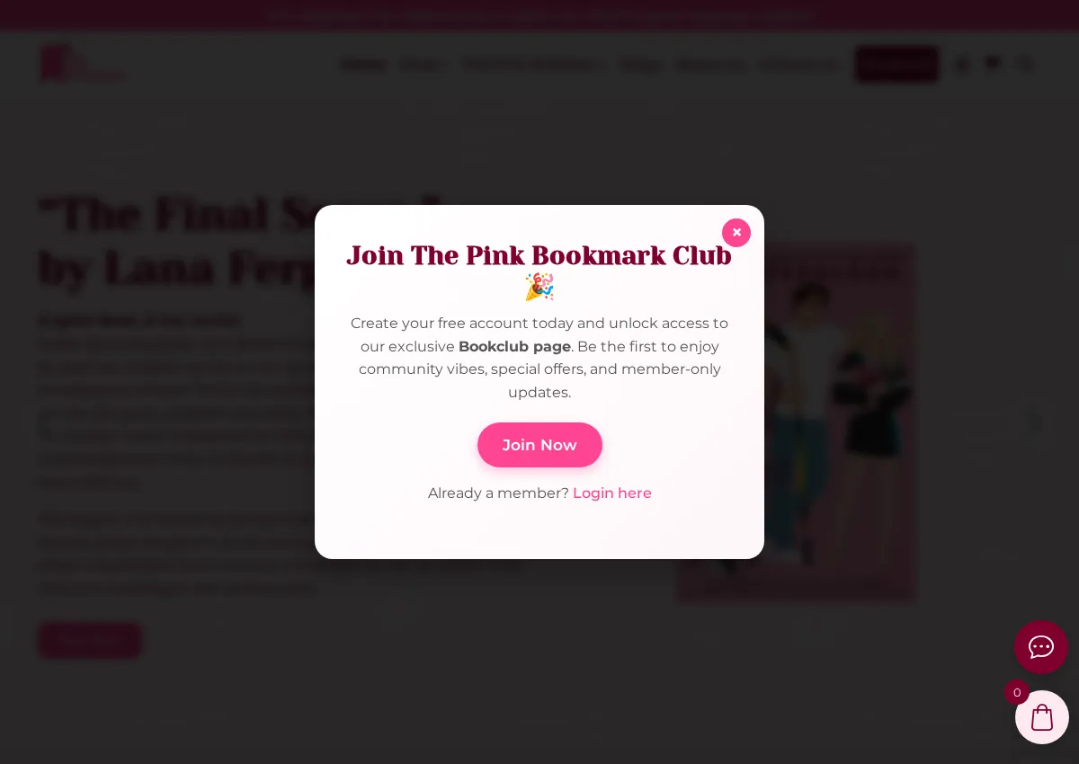 Store homepage
