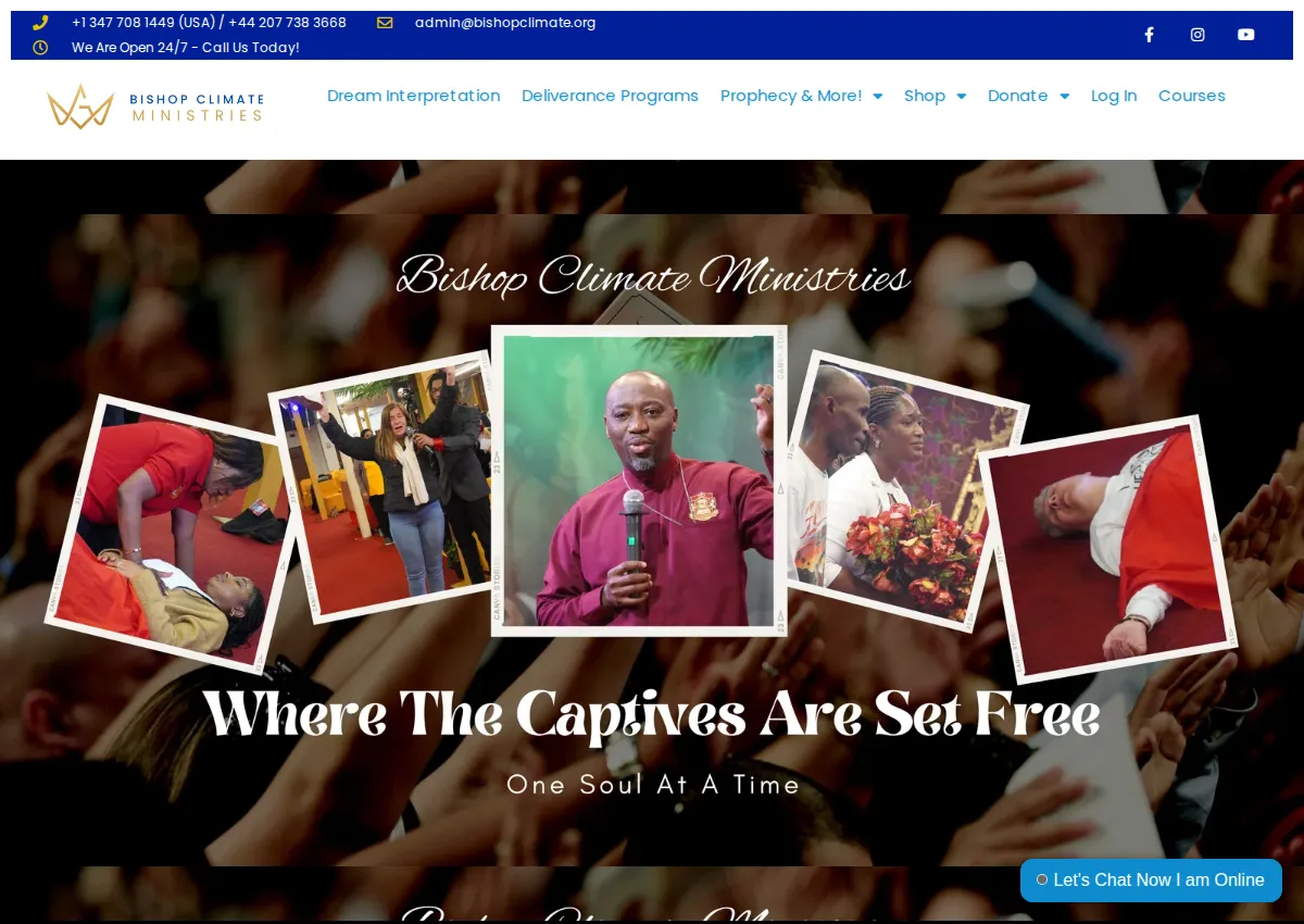 Store homepage