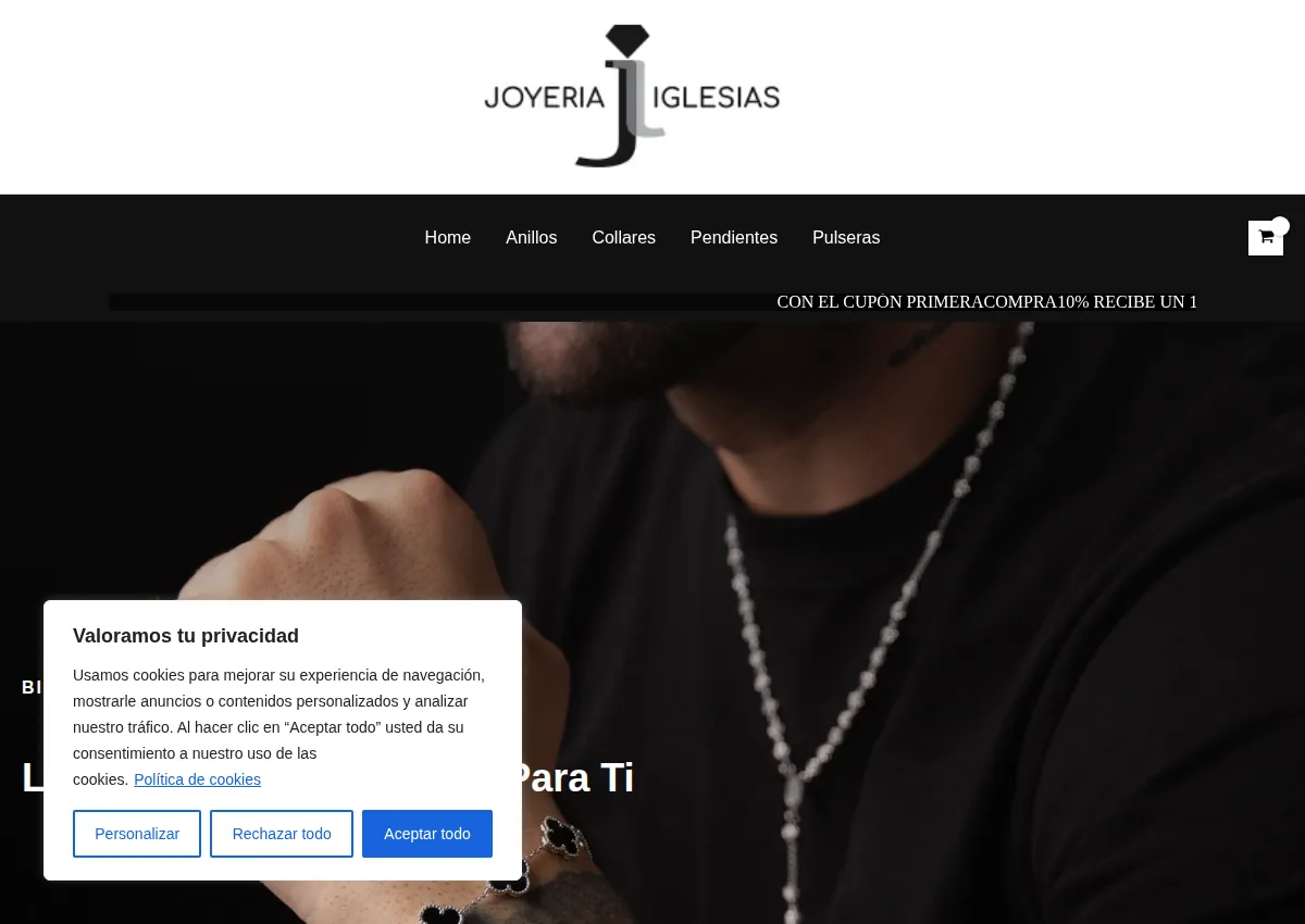 Store homepage