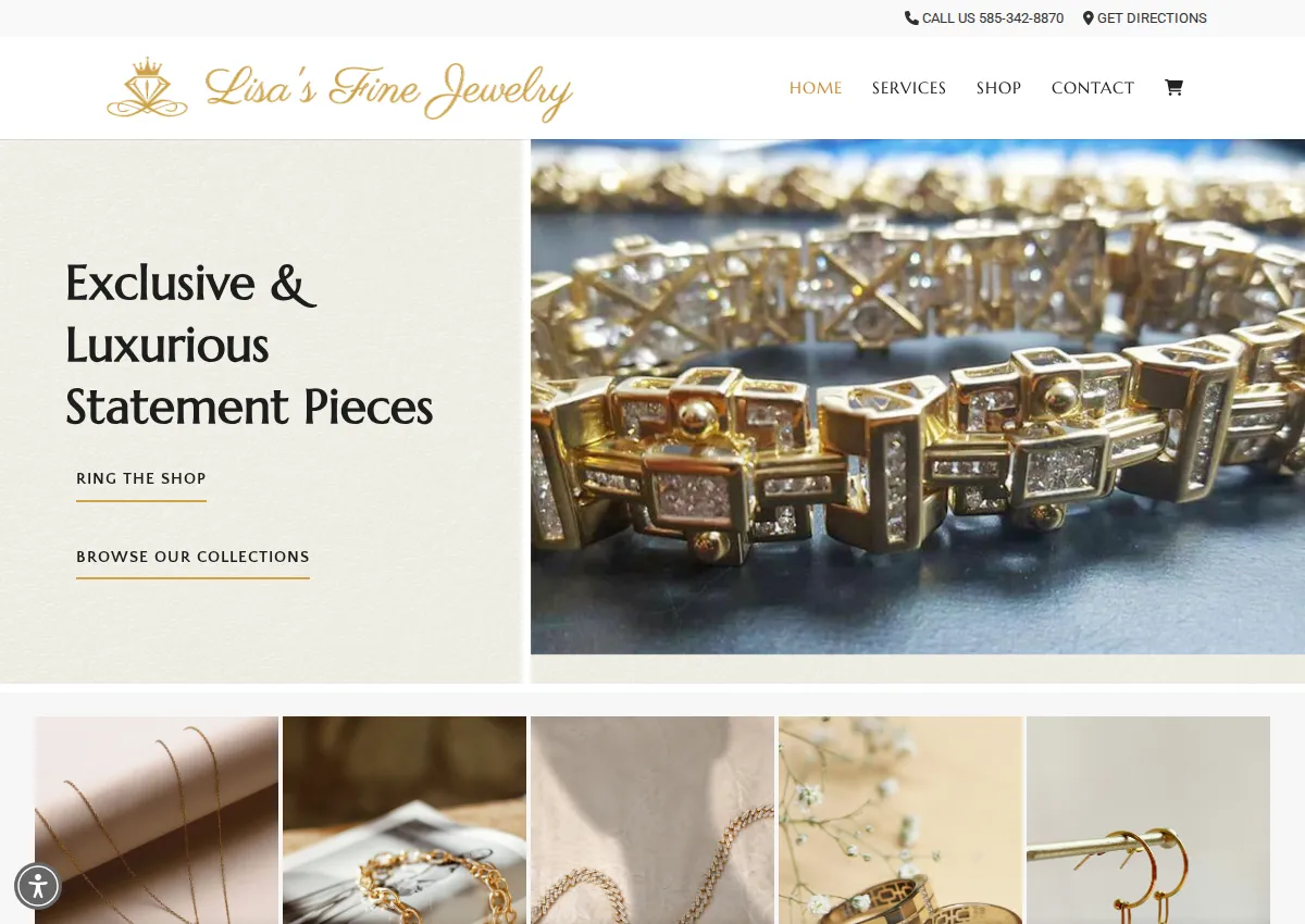Store homepage