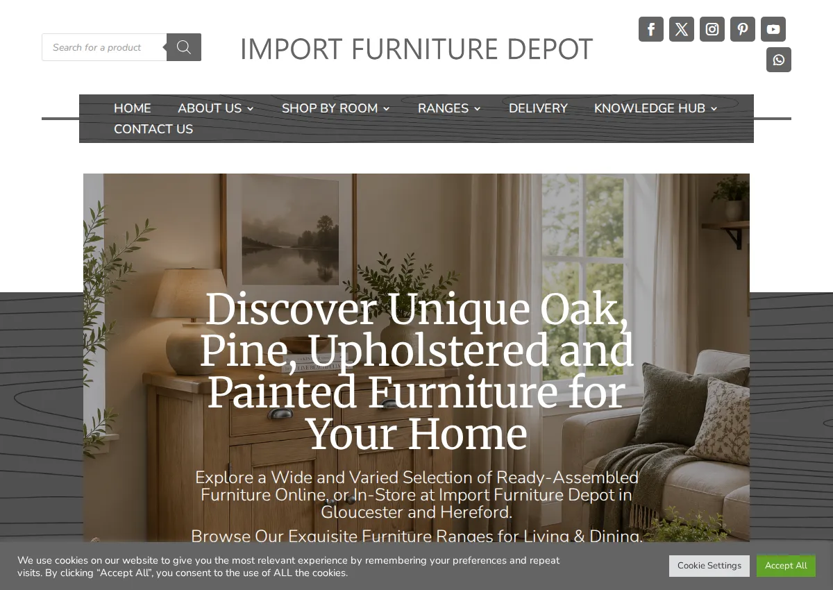 Store homepage