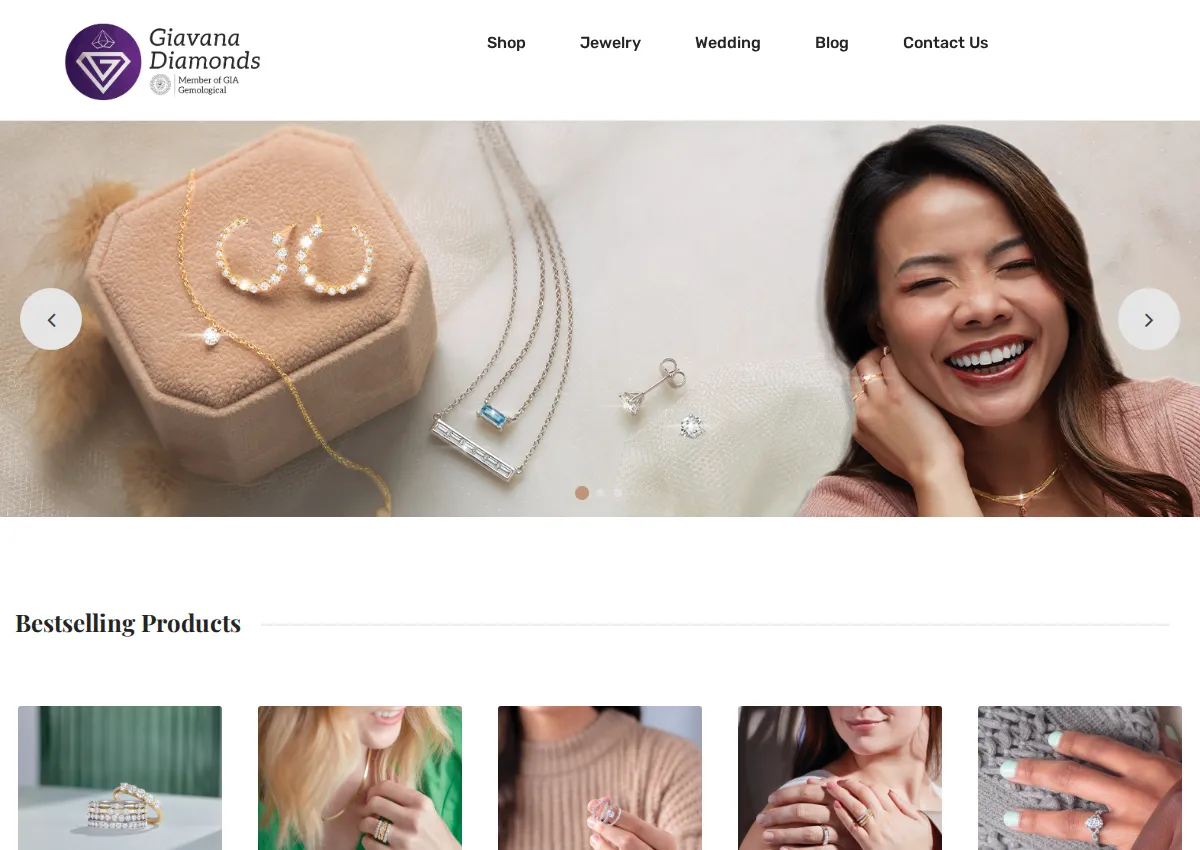 Store homepage