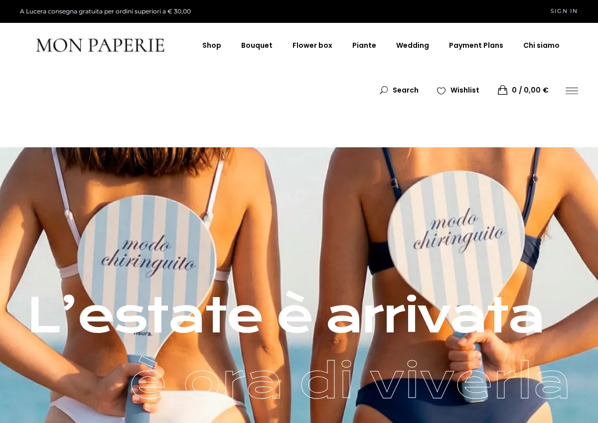 Store homepage