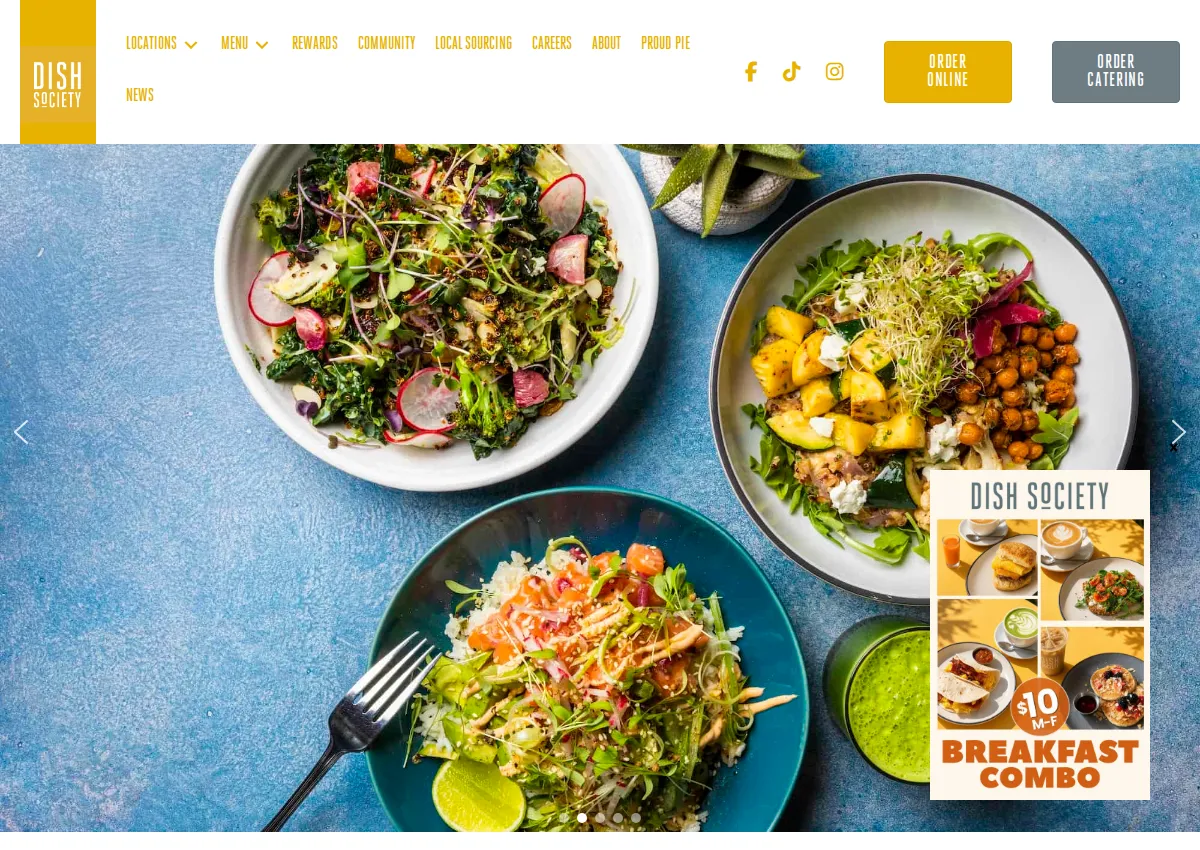 Store homepage