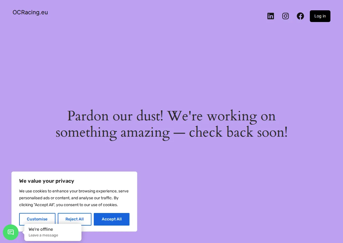Store homepage