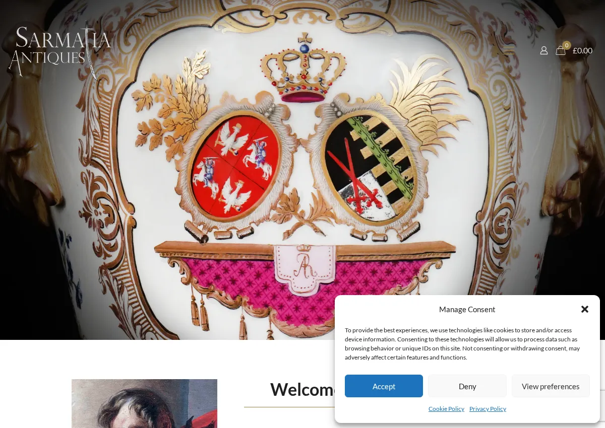 Store homepage