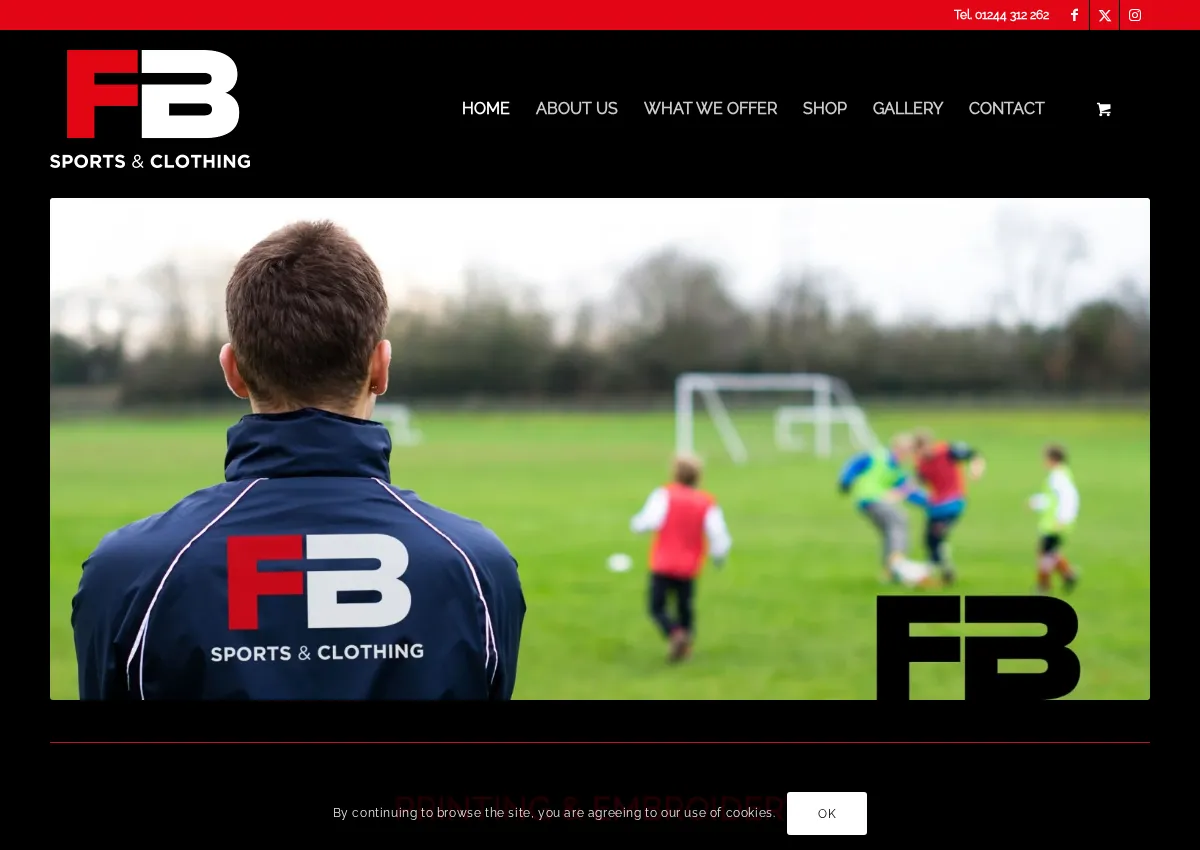 Store homepage