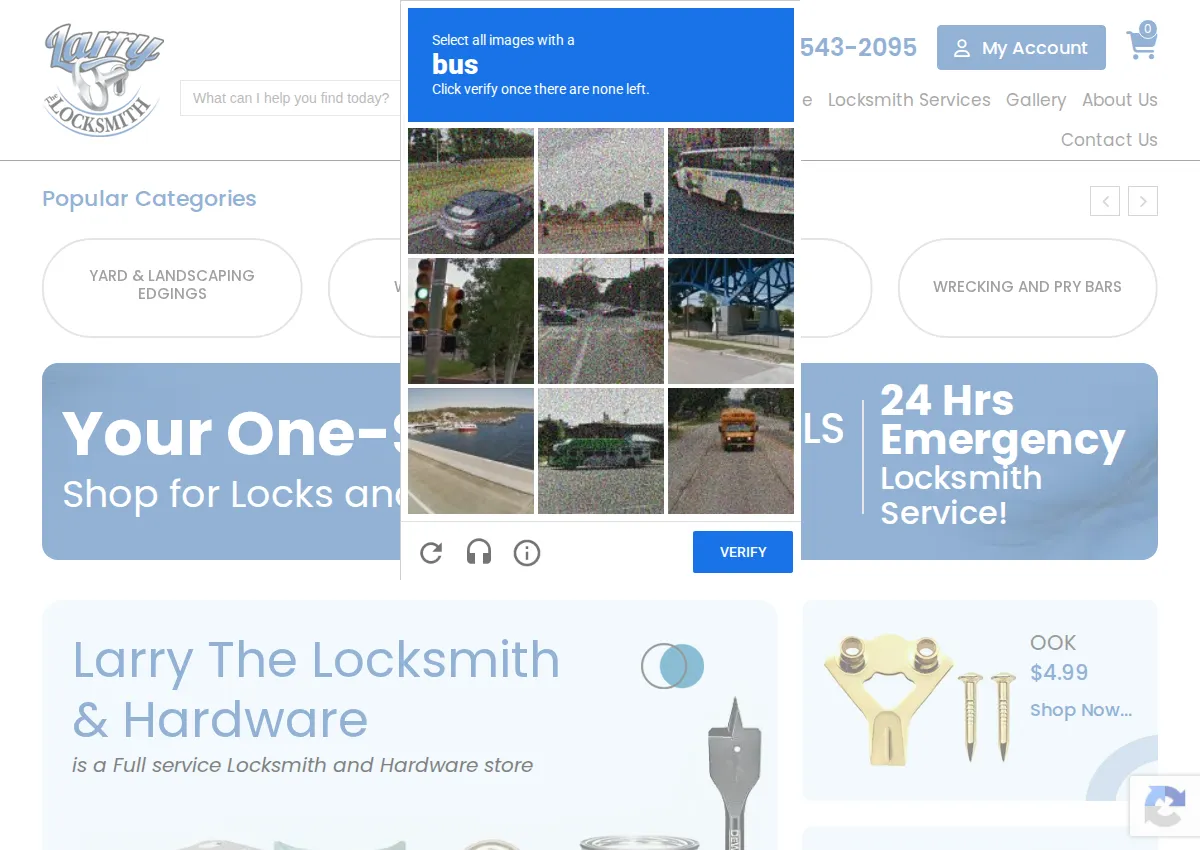 Store homepage