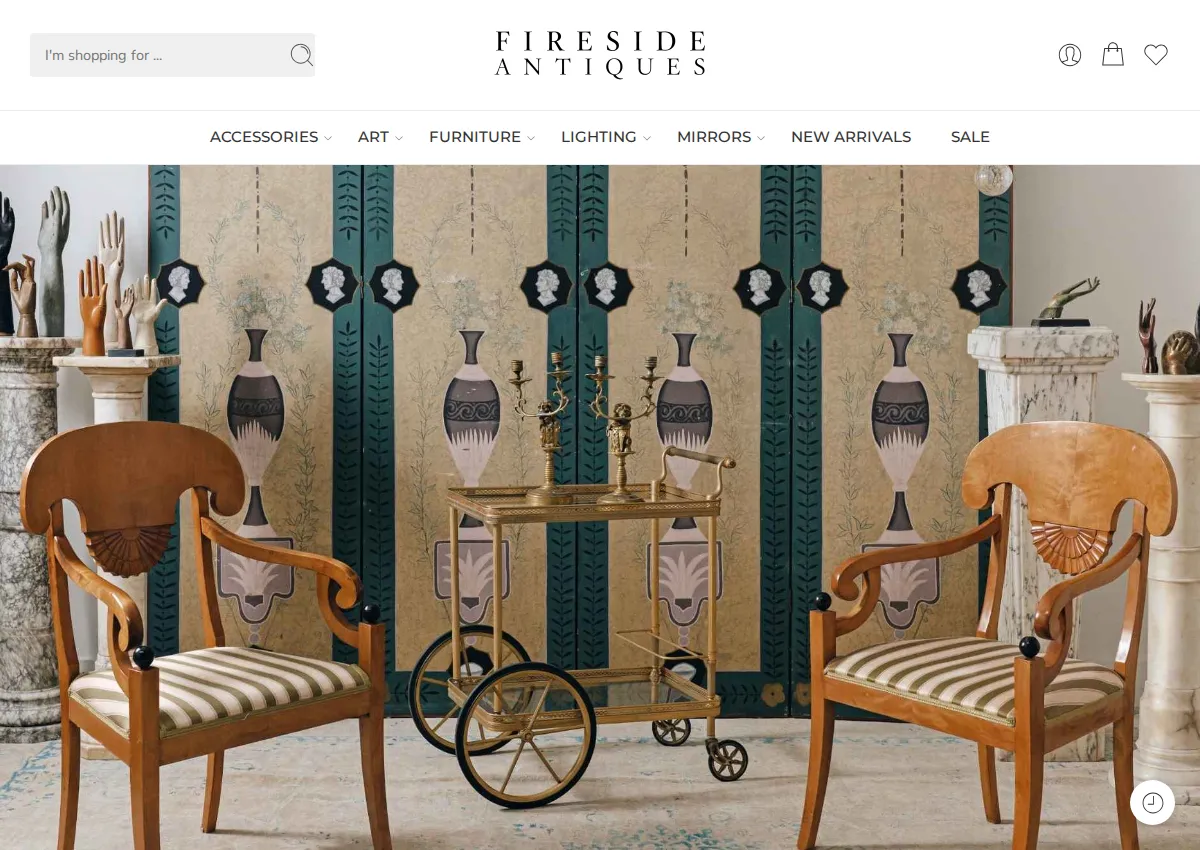 Store homepage