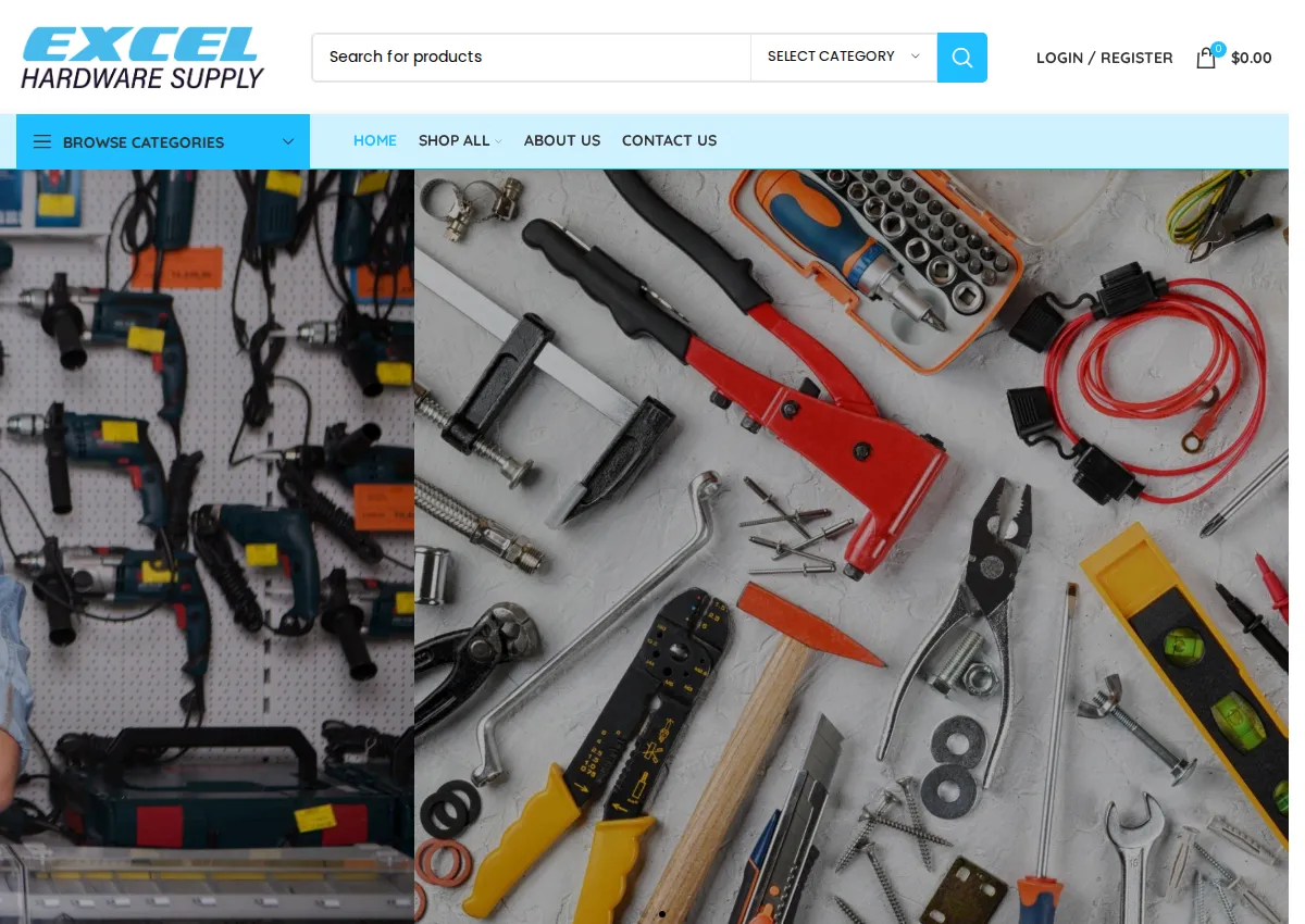 Store homepage