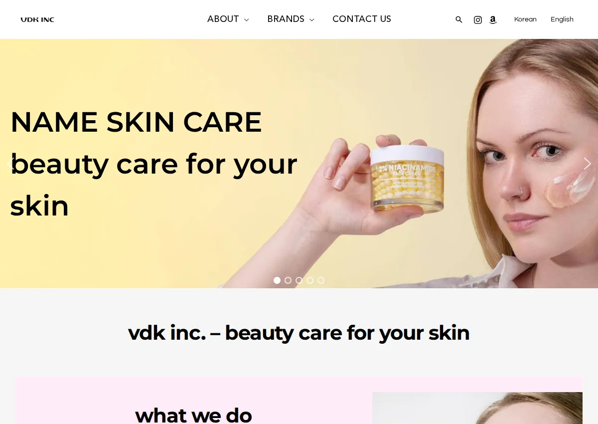 Store homepage