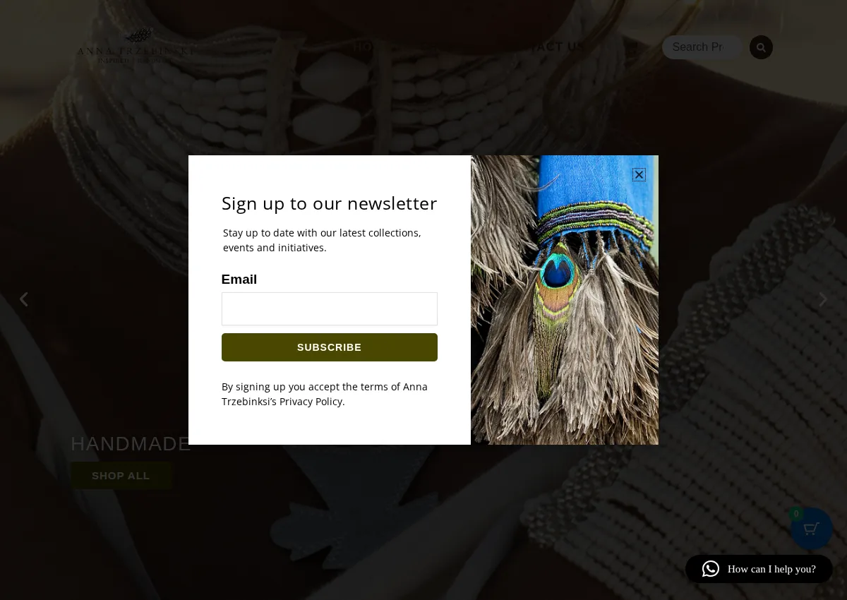 Store homepage