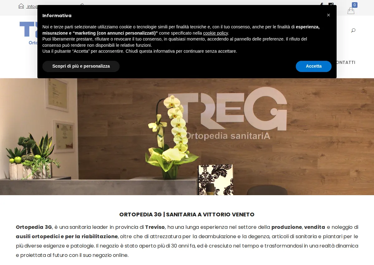 Store homepage