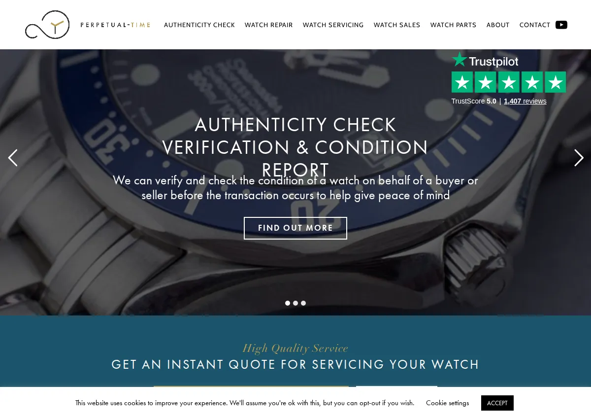 Store homepage