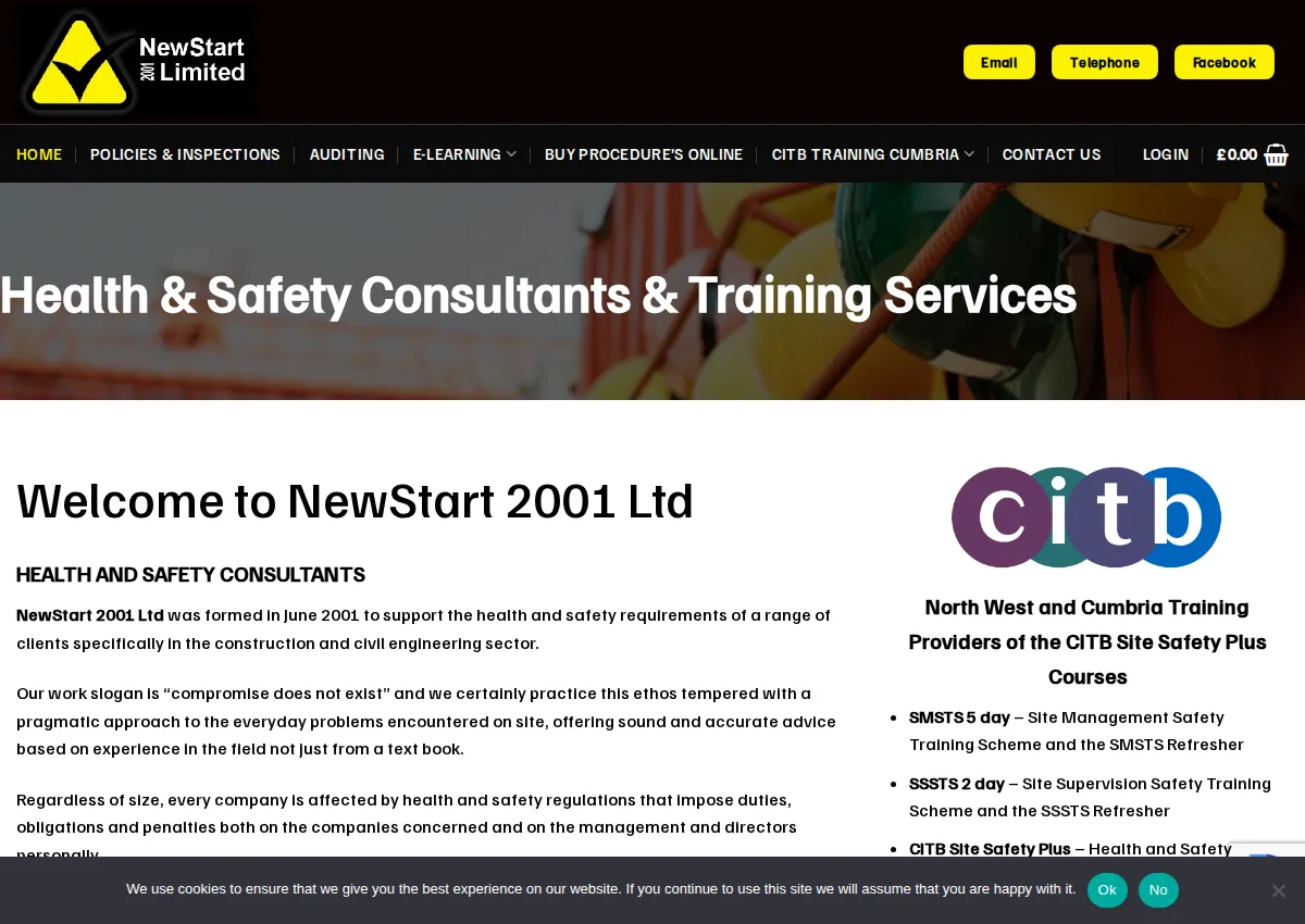 Store homepage