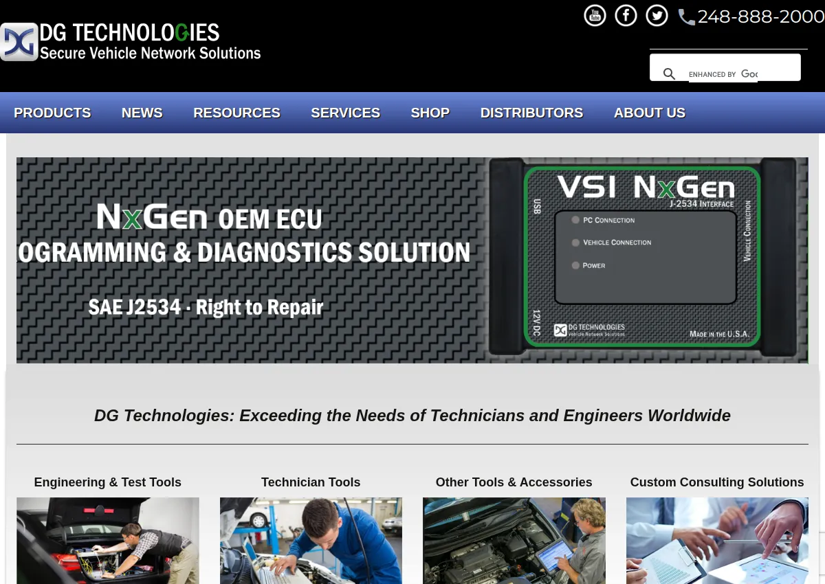 Store homepage
