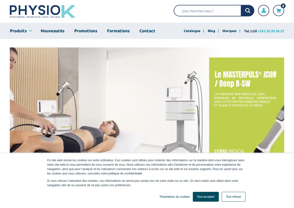 Store homepage