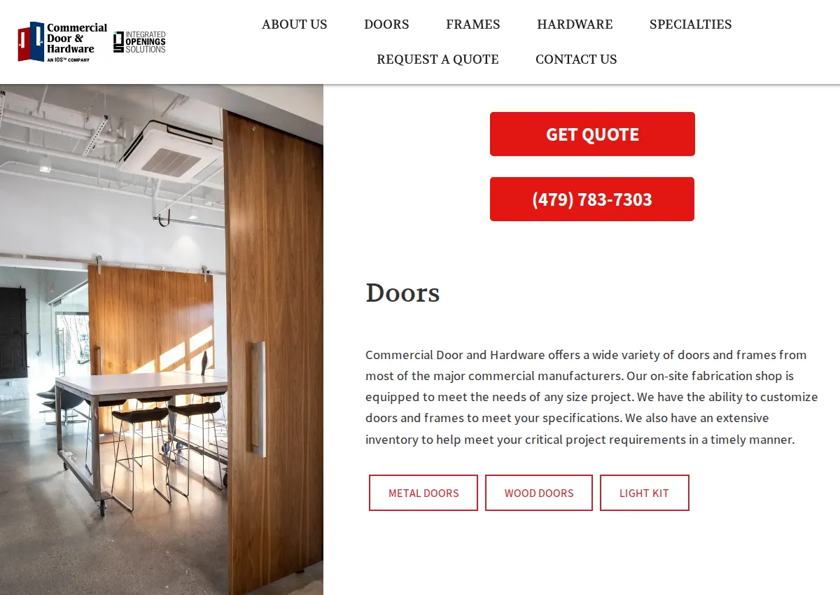 Store homepage