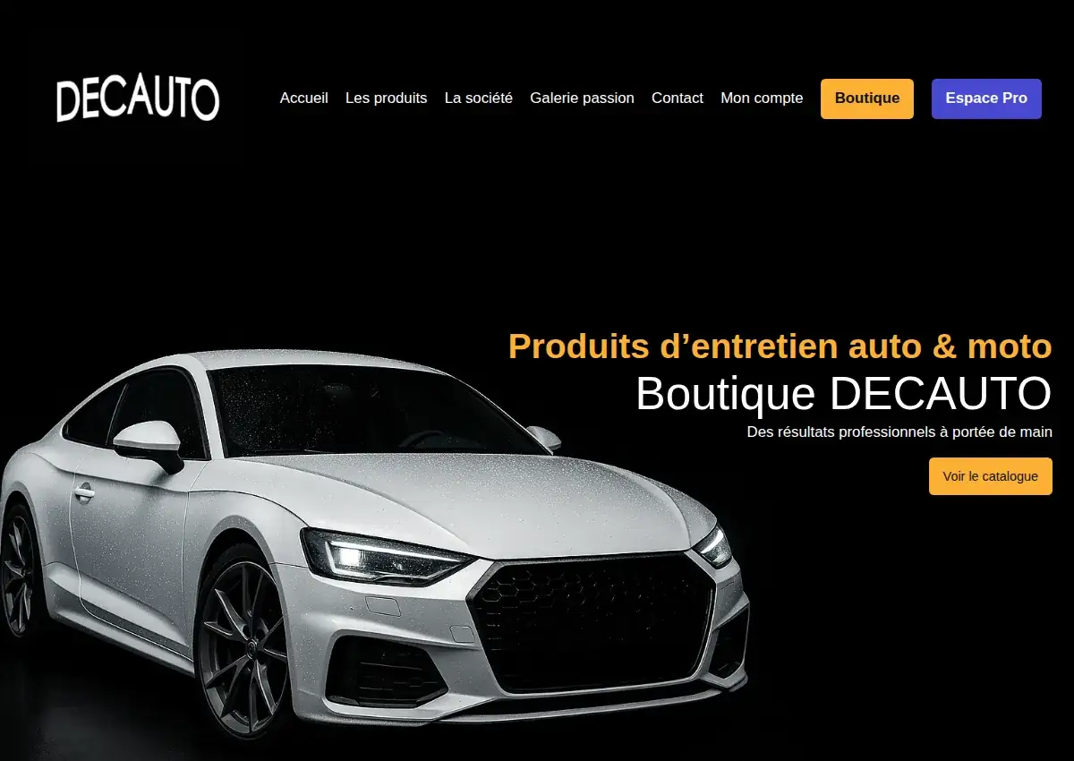 Store homepage