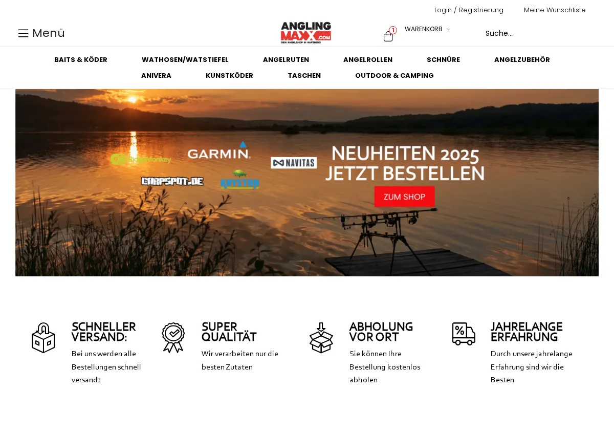Store homepage