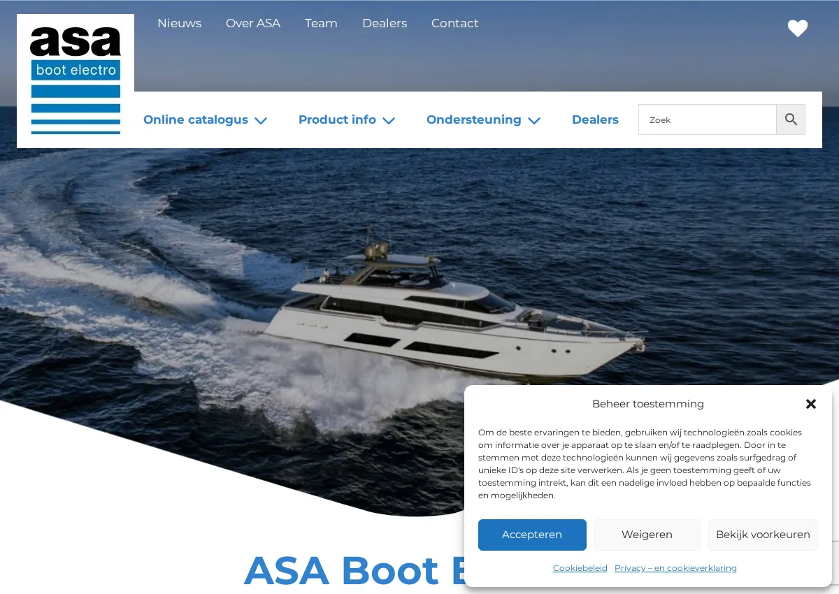 Store homepage