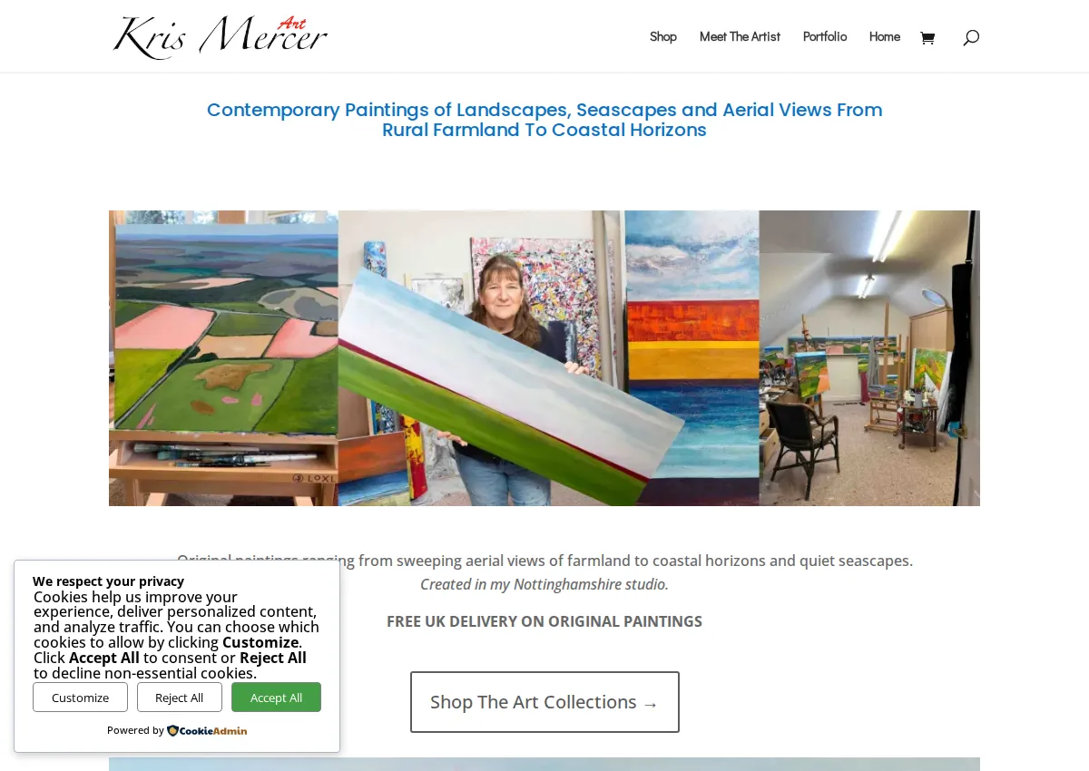 Store homepage