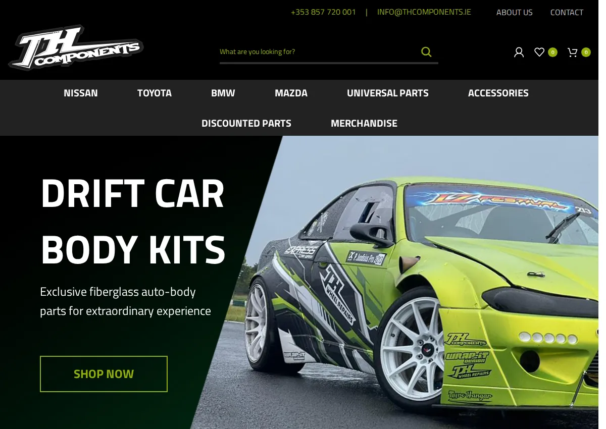 Store homepage