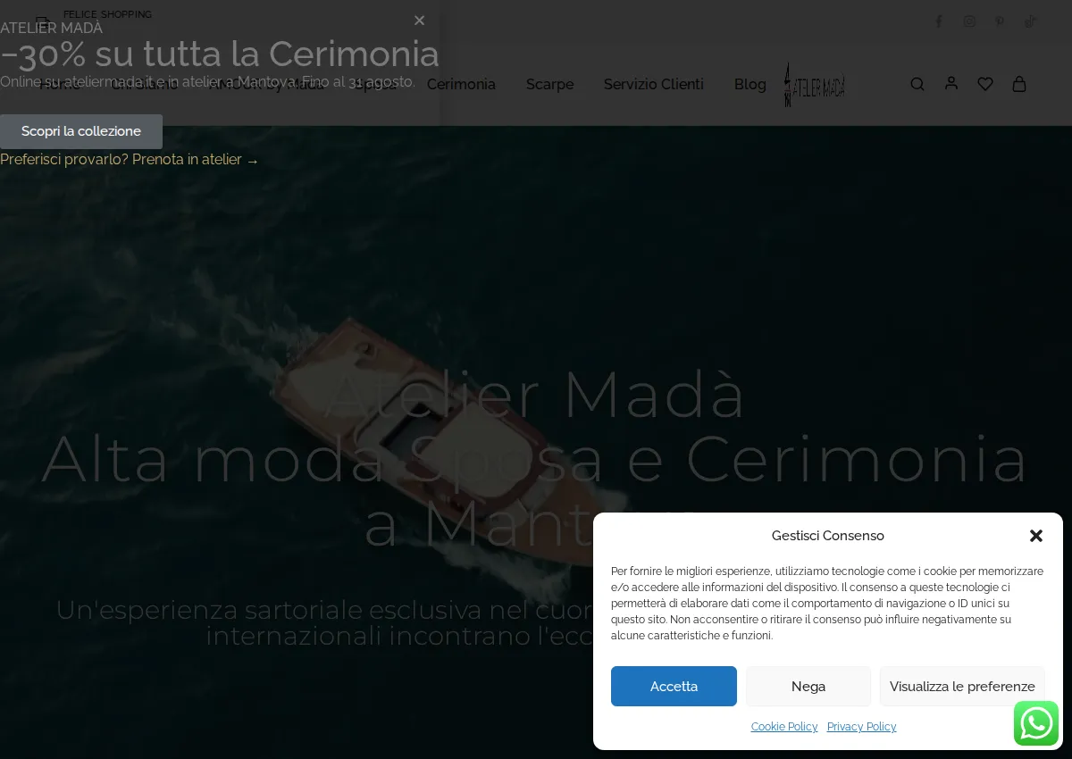 Store homepage
