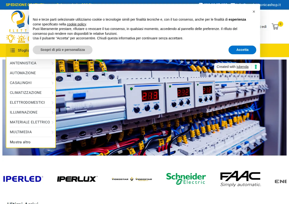 Store homepage
