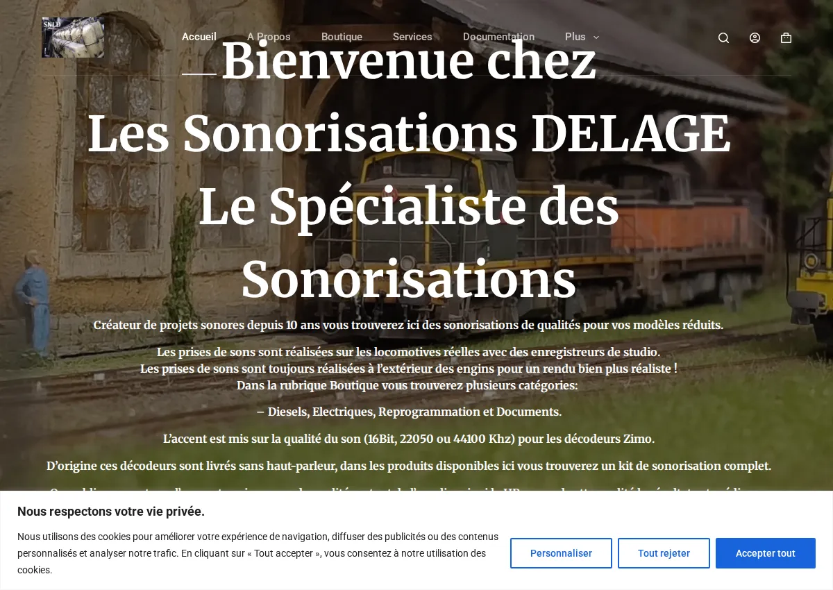 Store homepage
