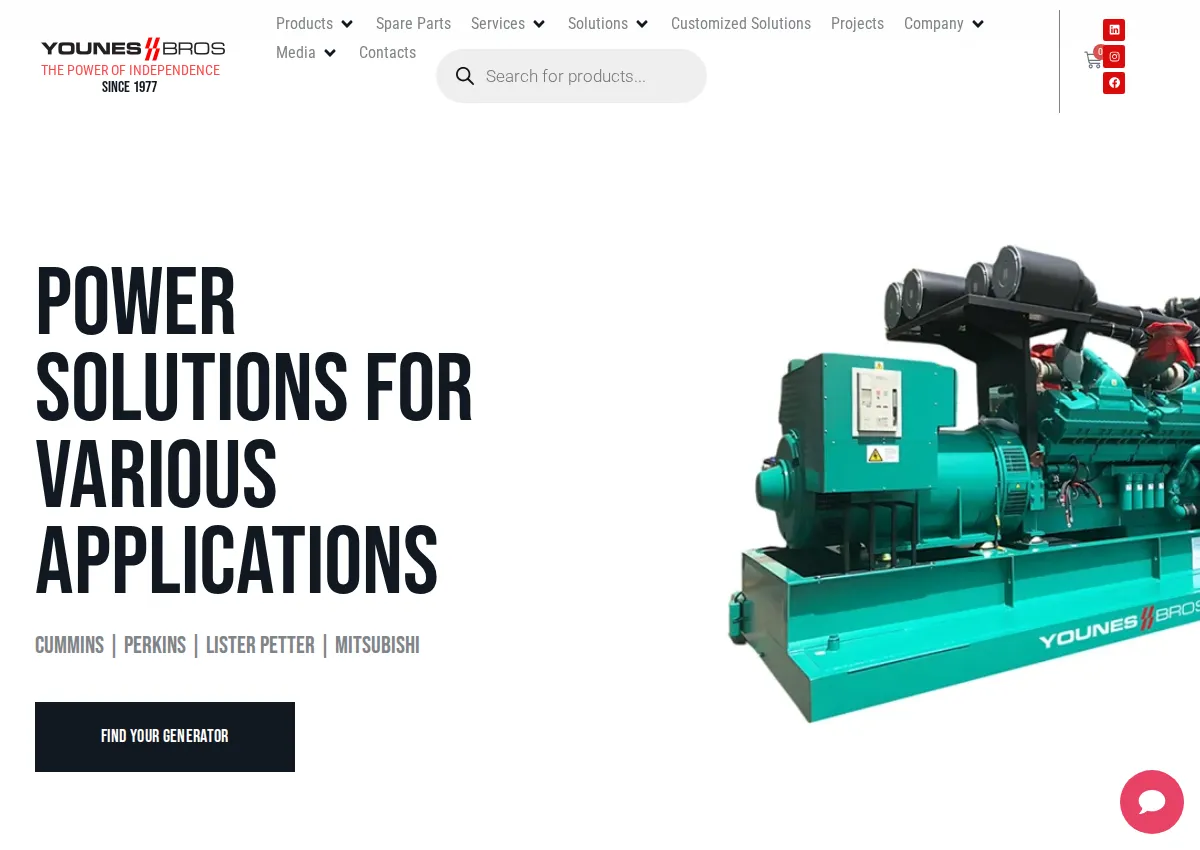 Store homepage