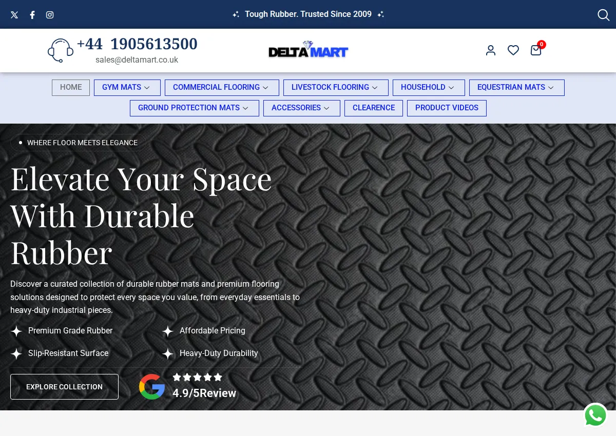 Store homepage