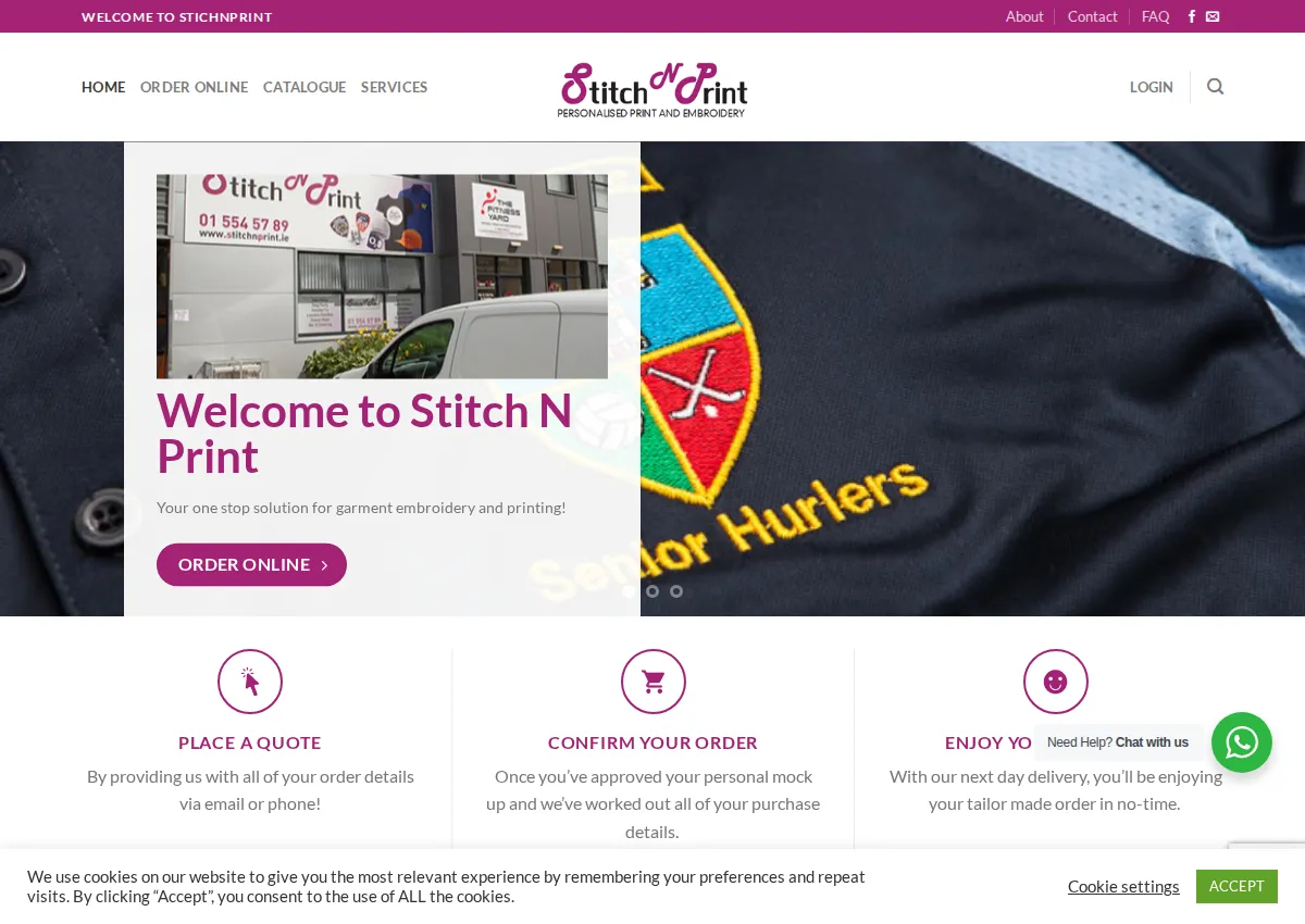 Store homepage