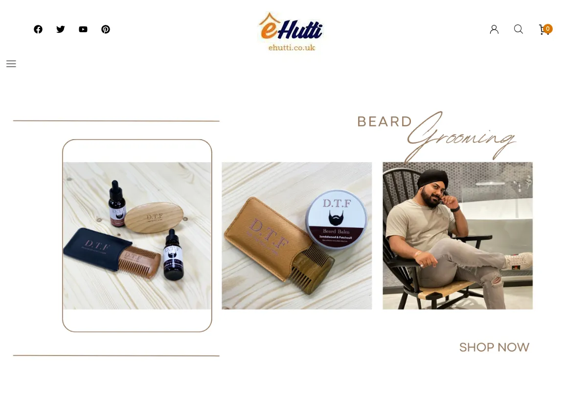 Store homepage