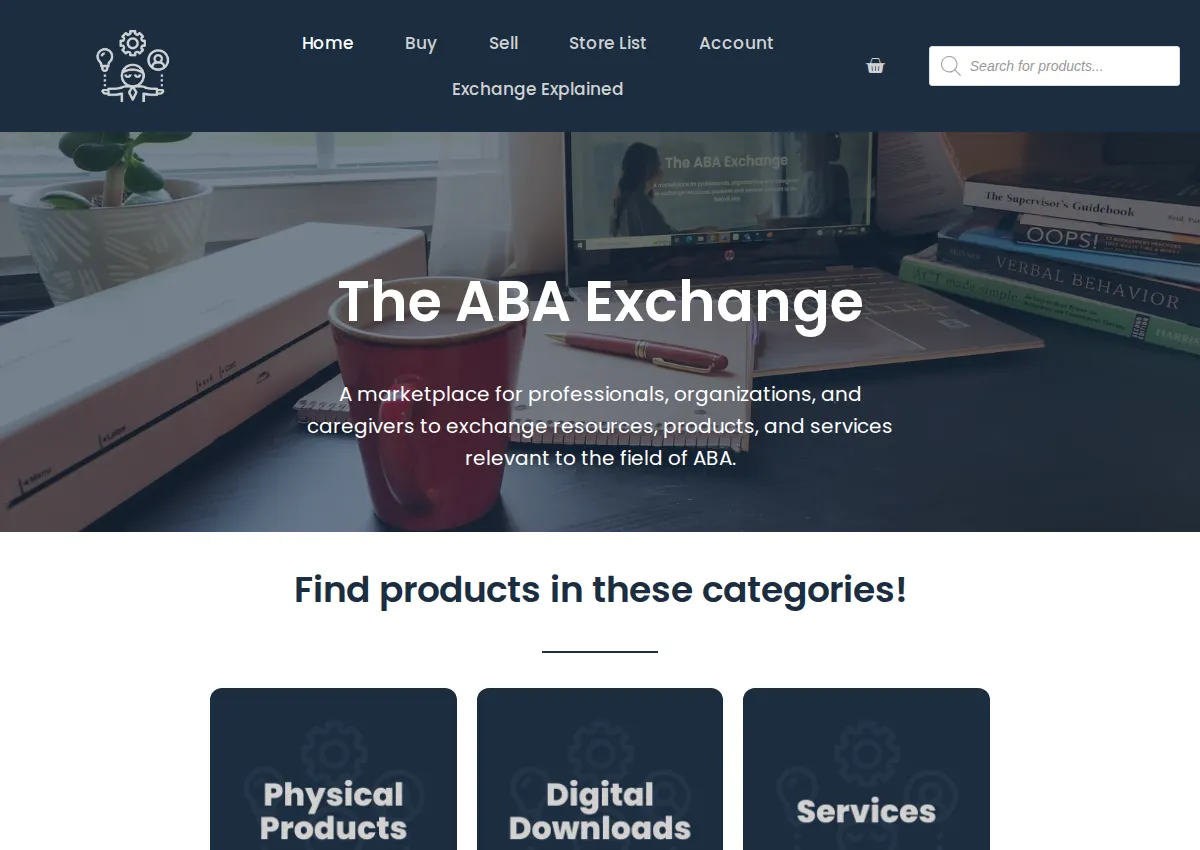 Store homepage