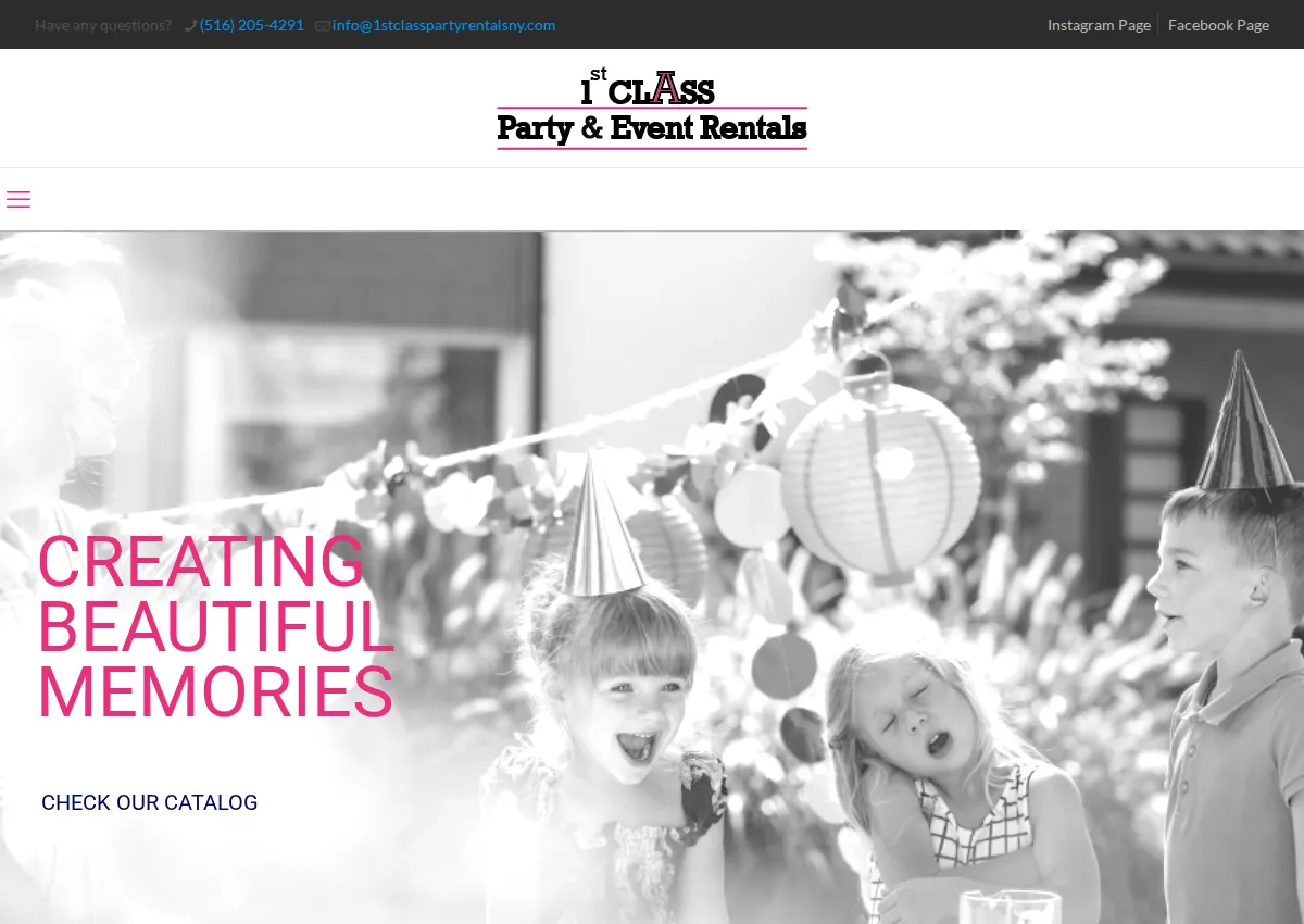 Store homepage